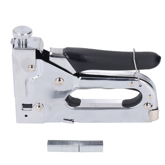 Staple Gun 3 in 1 Manual Stapler Nailer 100pcs Capacity for Packaging Decoration