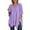 a-Purple28962, variant on Women's Pullover Sweater Autumn Winter Stylish Solid Color Batwing Long Sleeve Knit Tunic V Neck Loose Fit Jumper With Side Slits For Daily Casual Outings Casual Knitwear