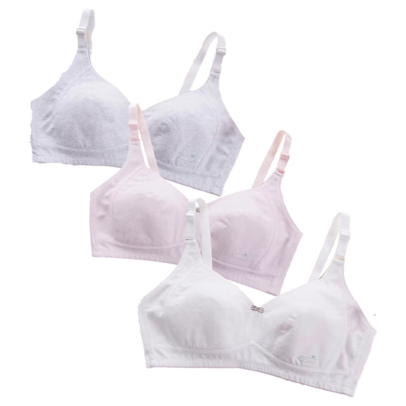 LYMAYTER ‌Teens Girls Adjustable Strap Bra 9-13 Seamless Training Top for Daily Wear‌ M-2XL