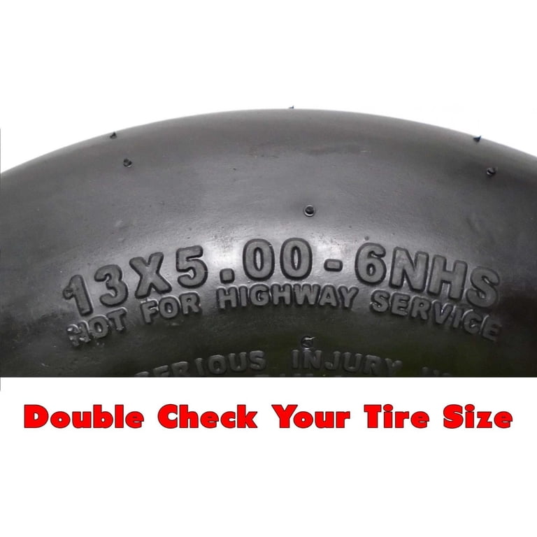 2) Pneumatic Tire Assemblies 13x6.50-6 Fits Kubota Z700 Series