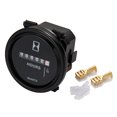 thumbnail image 4 of 6-80V Round Waterproof Timer LCD Display Engine Digital Tach Hour Meter for Gasoline Diesel Engine Lawn Mower Motorcycle (DC), 4 of 8