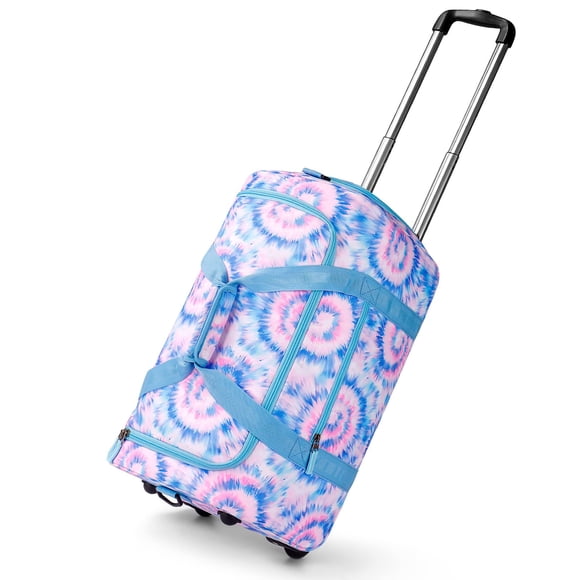 Bolsa de viaje con ruedas Choco Mocha para niñas, azul, 56 L, con ruedas de 56 cm
