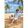 thumbnail image 2 of COOFANDY Men' Button Down Shirts Short Sleeve Casual Shirt Summer Beach Textured Shirts, 2 of 6