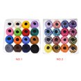 thumbnail image 2 of 16 Colors Crochet Cotton Yarn Balls Cross Balls Cross Stitch Needlepoint Hand Embroidery Knitting Threads, 2 of 9