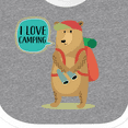 thumbnail image 4 of Inktastic I Love Camping Summer Camp Boys or Girls Baby Bib, 4 of 4