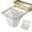 Light Green, variant on Nilnehc 6.69x9.45x1.57in Foldable Kitchen Sink Strainer, Suction Cup Food Catcher with 50 Mesh Bags,Light Yellow