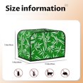 thumbnail image 2 of Rateoe Bamboo Pattern Toaster Covers 2 Slice Wide Slot,Bread Machine Cover,Bread Dust Cover & Fingerprint Protection,Appliance Covers, 2 of 7