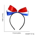 thumbnail image 2 of 250Th Anniversary Usa 4Th Of July Headbands Patriotic Party Hair Accessories Independence Day Headbands Glitter Headbands Women’S Hair Accessories, Independence Day Party Decorative, 2 of 8