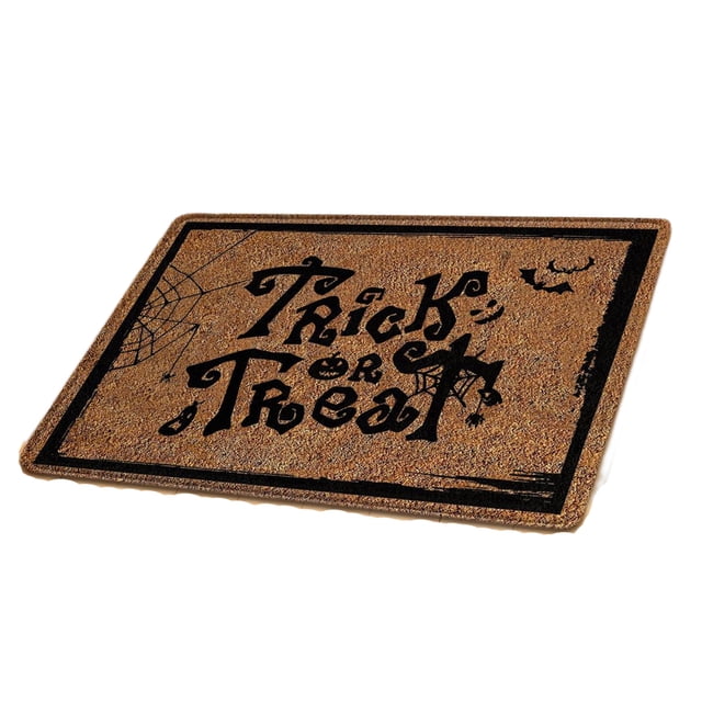 Yuarrent Alfombras con letras de dibujos animados, alfombra protectora para sala de estar de Halloween, no tóxica, lavable, decoración de casa, Kits de decoración para fiestas No.29 Yuarrent HA045781-29
