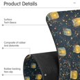 thumbnail image 4 of Yayeee Faucet Mat for Kitchen Sink 30" Diatomite Long Splash Guard Pad, Orange Fireflies Pattern, 4 of 7