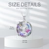 thumbnail image 7 of WINNICACA Flamingo Gifts for Women 925 Sterling Silver Flamingo Necklace Palm Tree Pendant Purple Crystal Flamingo Jewelry Birthday Mothers Day Gifts for Women, 7 of 7