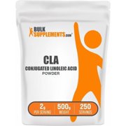 BulkSupplements Conjugated Linoleic Acid Powder - CLA Supplements - Dietary Supplement, Gluten Free, 2g per Serving, 500g (1.1 lbs)