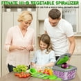 thumbnail image 2 of AGPtek 14pcs Hachoir à Légumes, Trancheuse avec Récipient Outil de Coupe de Fruits de Cuisine, 2 of 6