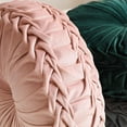 thumbnail image 3 of POINTERTECK Cushion Round Solid Color Pleated Floor Pillow Diameter 38 * 10CM, 3 of 8