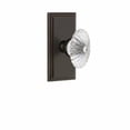 thumbnail image 3 of Grandeur Burgundy Crystal Door Knob with Carre Plate, 3 of 5