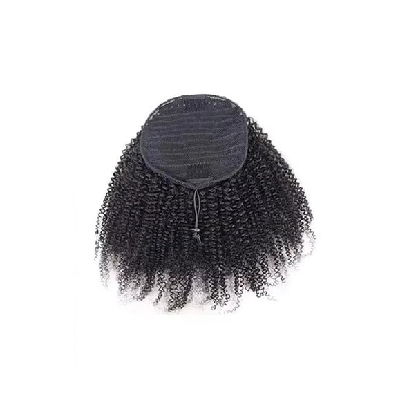 Kinky Curly Drawstring Ponytail Human Hair Natural Ponytail Extension Brazilian