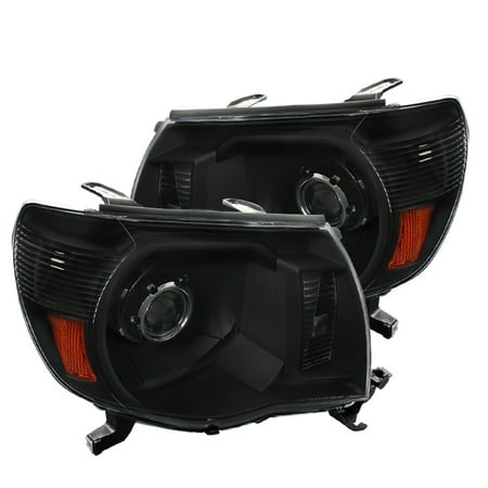 2007 Toyota Tacoma Replacement Driver Spec-D Tuning For 2002-2011 Toyota Tacoma Black Clear Projector Headlights W/ Amber Reflector 2005 2006 2007 2008 2009 2010 2011 (Left+Right) ()