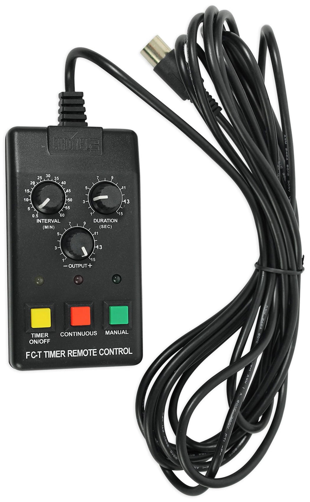 Chauvet DJ H1600 Hurricane 1600 DMX Fog Machine+Remote Timer -25,000 CFM+Speaker