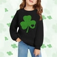 thumbnail image 2 of Mercatoo Kids St 𝐏atricks Day Clothes Girls Boys Irish Cloverss Sweatshirt Pullover Shirts Toddler Long Sleeve Sweater Tops, 2 of 6