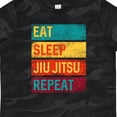 thumbnail image 4 of Inktastic Eat Sleep Jiu Jitsu Repeat Boys or Girls Toddler T-Shirt, 4 of 5