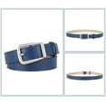 thumbnail image 4 of yunLCZ Belts for Women Women Casual Leather Belt for Jeans Pants, Fashion Ladies Waist Dress Belt PU Navy One Size, 4 of 6