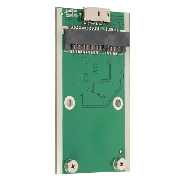 Adaptateur SSD MSATA, Puce JMS578 USB 3.0 vers Convertisseur SSD MSATA Plug And Play avec Indicateur de Statut LED pour SSD 30x25mm