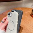 thumbnail image 3 of For iPhone 16e Case Compatible with MagSafe Glitter Design IMD TPU + PC Phone Back Cover - Desert Go, 3 of 5