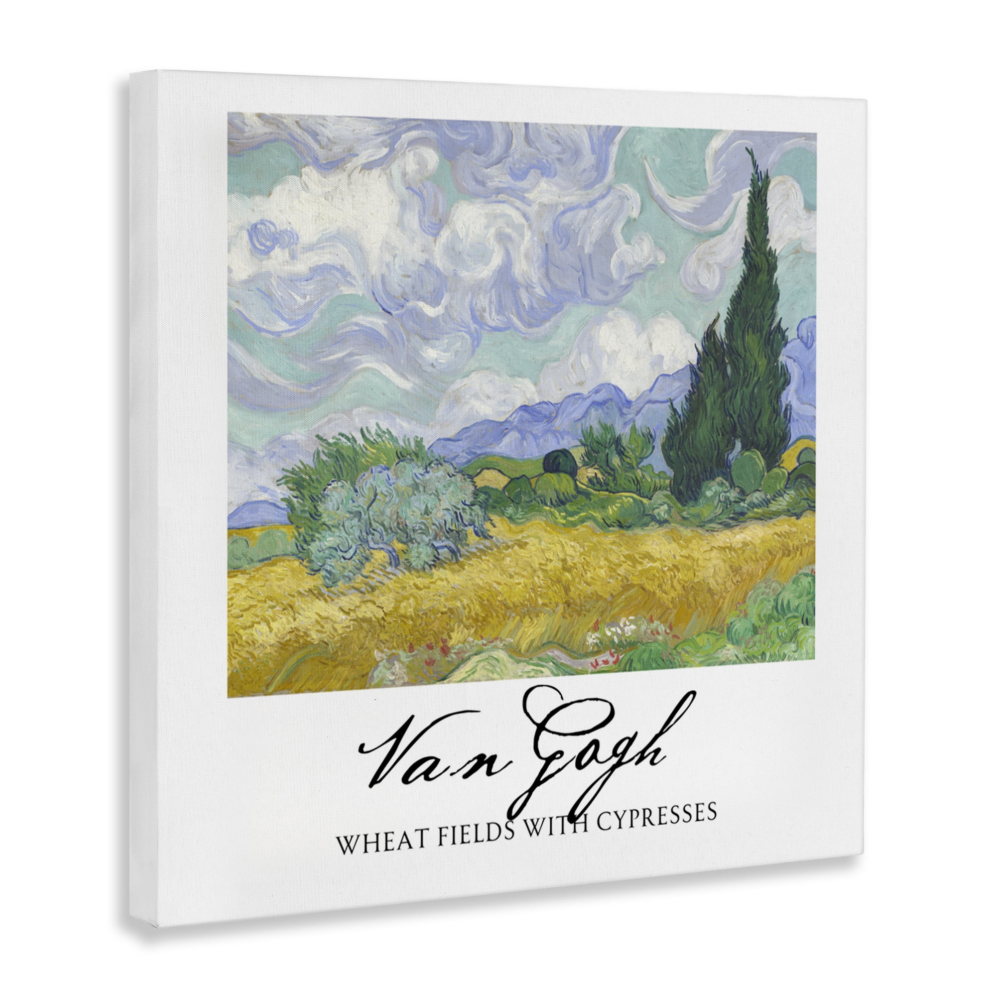 Stupell Industries Van Gogh Wheat Field with Cypresses Canvas Wall Art, design by Vintage Hustle
