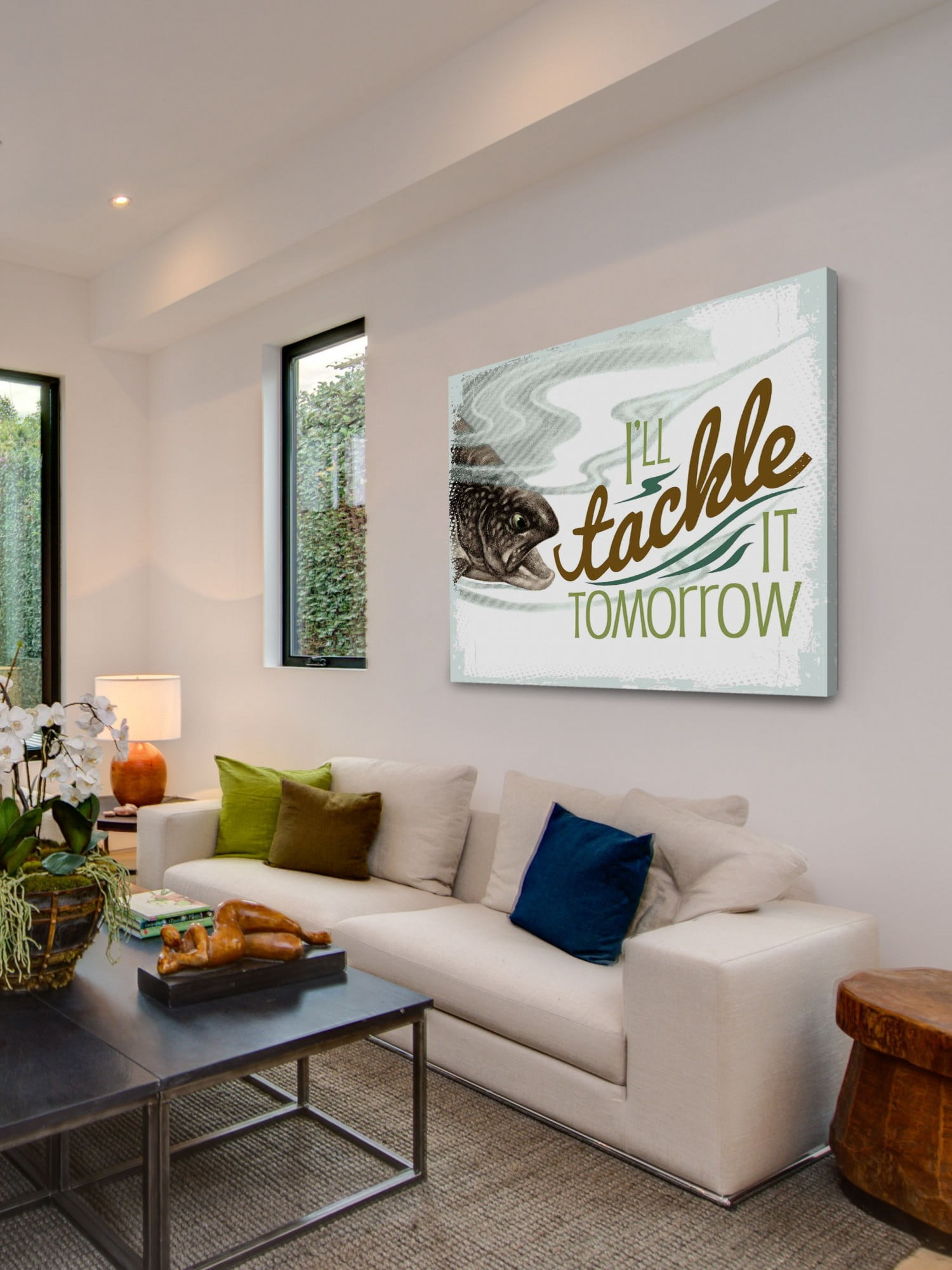 Marmont Hill Tackle It Tomorrow by Saturday Evening Post Painting Print on Canvas