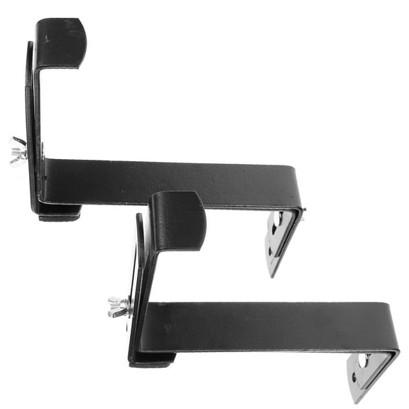 Nicehomfit Stylish Metal Plant Hangers Black Durable for Home Gardens Balconies 2Pcs