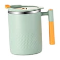 thumbnail image 4 of Taza de café, taza térmica de 400ml, tapa a prueba de fugas, taza de Camping, taza aislada de acero inoxidable, vaso para coche, taza para salón, Camp Verde, 4 of 8