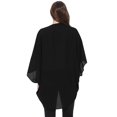 thumbnail image 3 of Women's Loose Fit 3/4 Sleeves Kimono Style Cover Up Solid Cardigan S-3XL Made in USA, 3 of 4