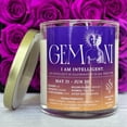 thumbnail image 2 of Gemini Affirmation Crystal Candle, 2 of 4