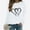 White, variant on Deal of the Week Ofreoo Womens Sweatshirts Love Heart Long Sleeve Crewneck Pullover Casual T-Shirts