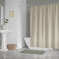 thumbnail image 2 of Solid Cream Shower Curtain, 2 of 3