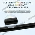 thumbnail image 4 of Window Weatherstrip Seal Belt Trim Fits For Toyota Tundra Crew Cab 2007-18 4 PCS, 4 of 7