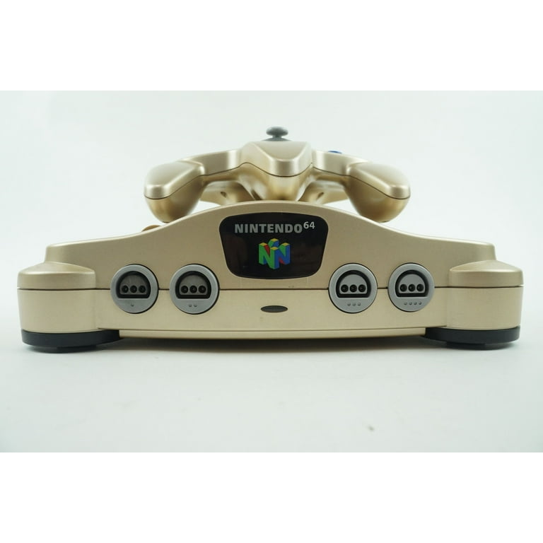 Gold Nintendo 64 Console System N64 Used Walmart