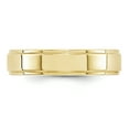 thumbnail image 2 of 10K Yellow Gold 5mm Flat with Step Edge Band Ring Size 10, 2 of 7