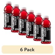 (6 pack) vitaminwater XXX Acai-Blueberry-Pomegranate Flavored Water Beverage Bottle, 20 fl oz