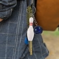 thumbnail image 4 of 6pcs Bowling Pin Keychain Bowling Ball And Pin Keychain Bowling Gifts for Kids and Adults, 4 of 5