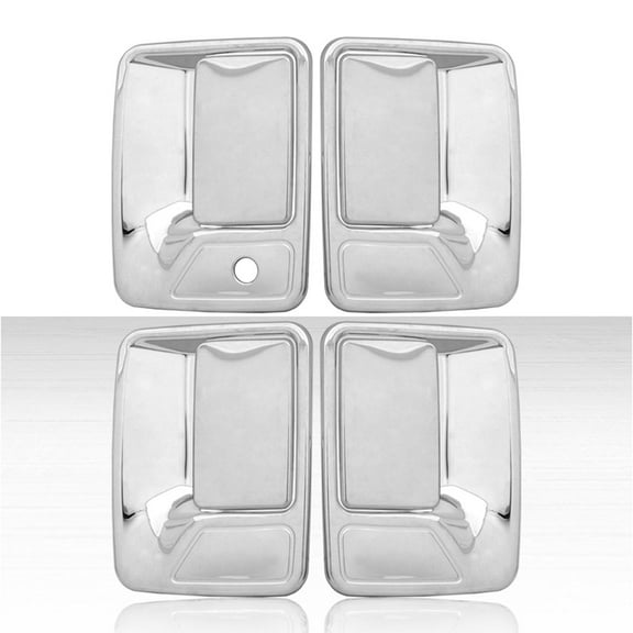 4dr Door Handle Cover Set for 2005-2016 Ford Superduty - Chrome