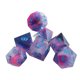 thumbnail image 3 of Juego de dados de 7 Uds., dados poliédricos de colores de resina con remolino de cielo estrellado para juego de mesa, 3 of 8
