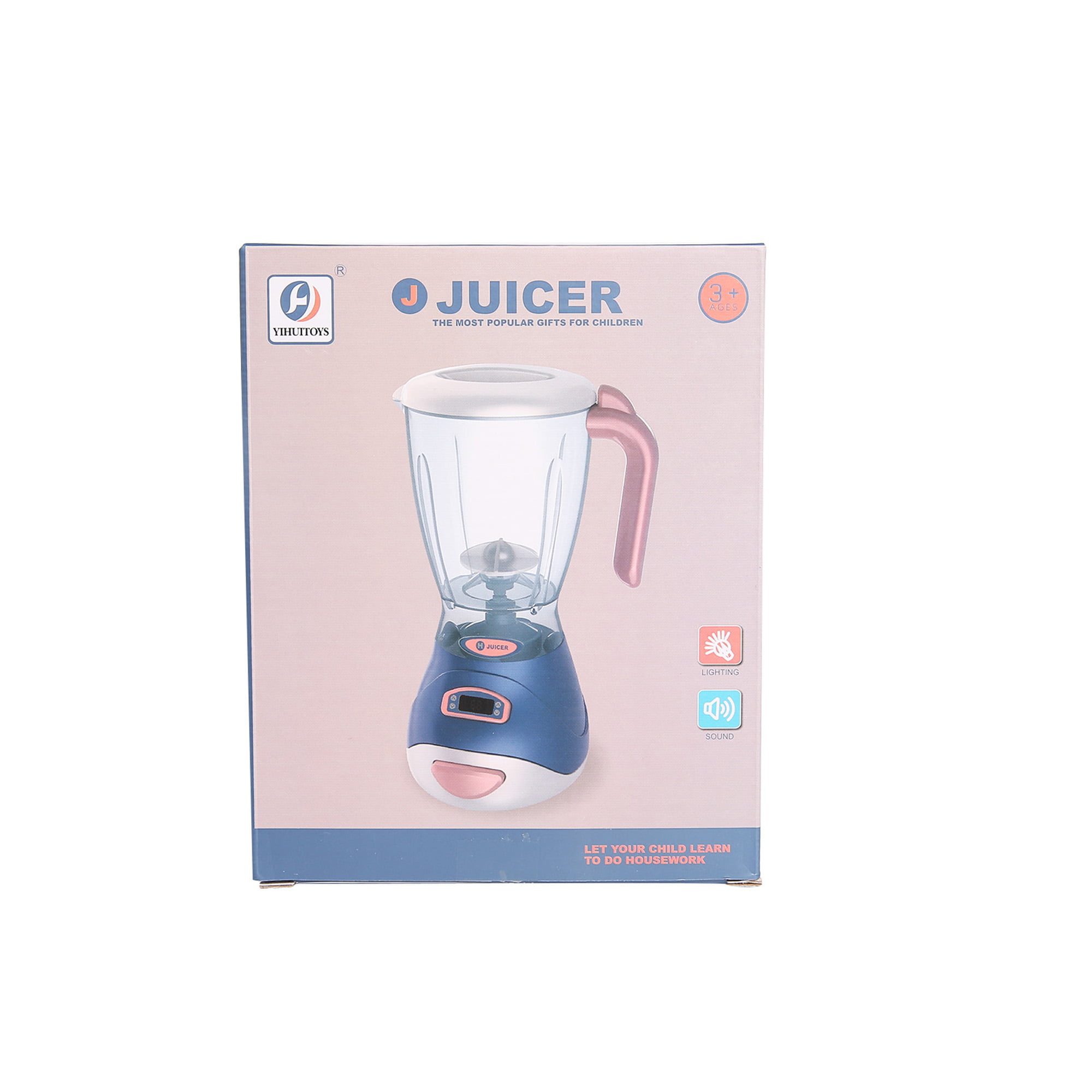 Beavorty 1 Set Simulation Juice Machine Kid Toys Light Sound Play Role Play  Kitchen Toys Children s Pretend Food Toy Food Maker Toys Electric Juicer