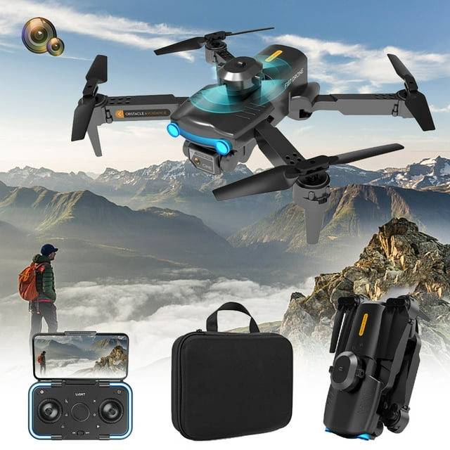 Teissuly Foldable FPV Drone With 1080P WiFi Camera For Adults And Kids; Gesture Control RC Quadcopter With Batteries , Gravity Sensor Teissuly WER202311271959