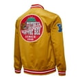thumbnail image 3 of Men's Mitchell & Ness Gold San Francisco 49ers Double Down Satin Full-Snap Jacket, 3 of 7