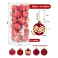 thumbnail image 2 of Esferas Navideñas De plástico 30 Piezas 5 Cm Decoración Colgante Adornos para Árbol Navidad, 2 of 6