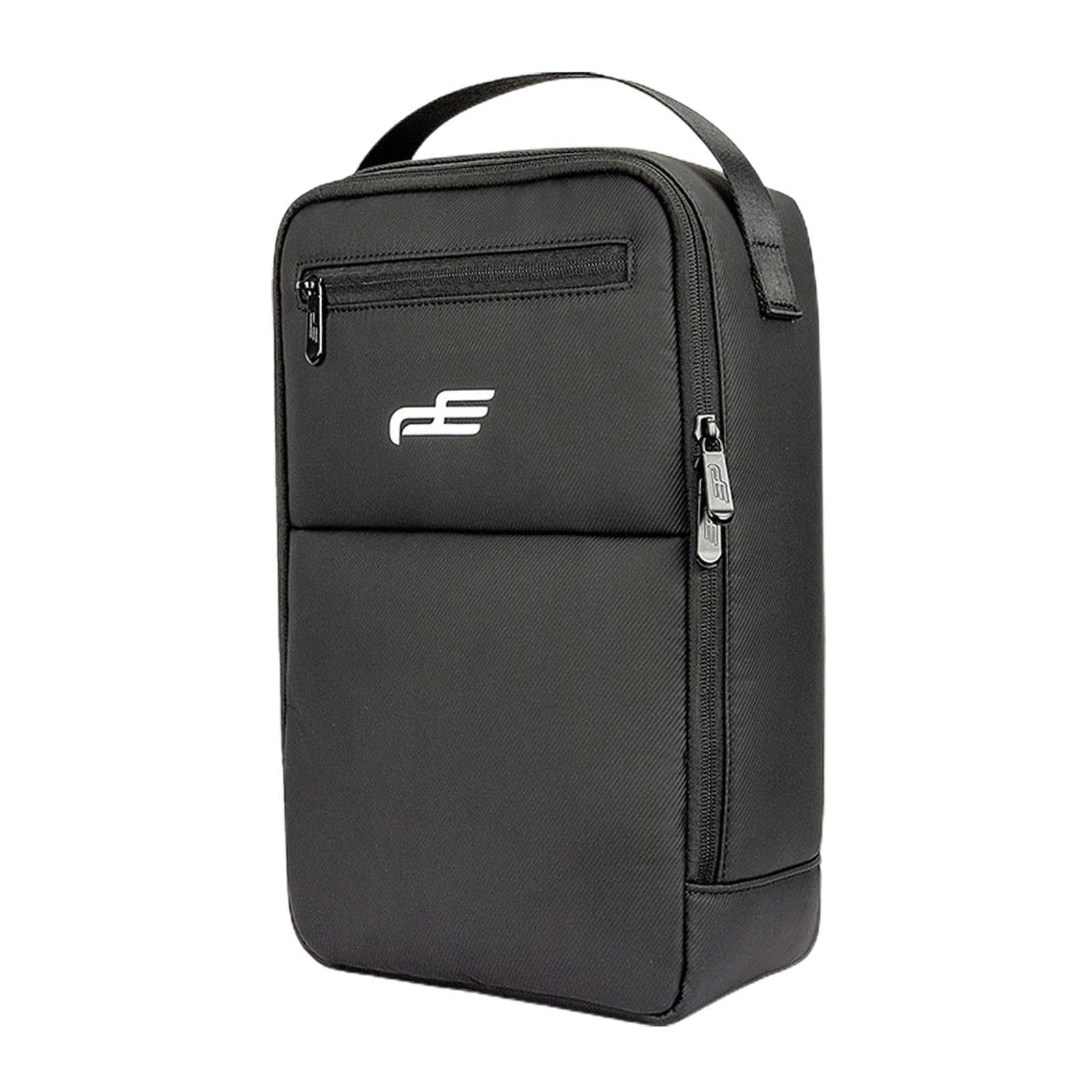 Golf Shoe Storage Bag Zippered Golf Bag Golf Gift for Men Women Black