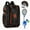Black Orang, variant on TILDOSAC 2-in-1Detachable Pickleball Bag for Women & Men|Tennis Bag with Aluminum Foil-Insulated Racket Compartment|Fits Pickleball/Badminton/Tennis/Padel Rackets (Black Blue)
