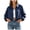 Blue-nN0hW, variant on Loose Casual Jacket Polka Dot Zip Up Bubble Cuff Cropped Jackets Crop Jacket Dressy Casual Long Sleeve Zip Up Coats