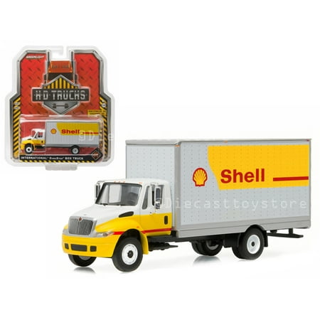 durastar international box shell truck greenlight trucks oil series